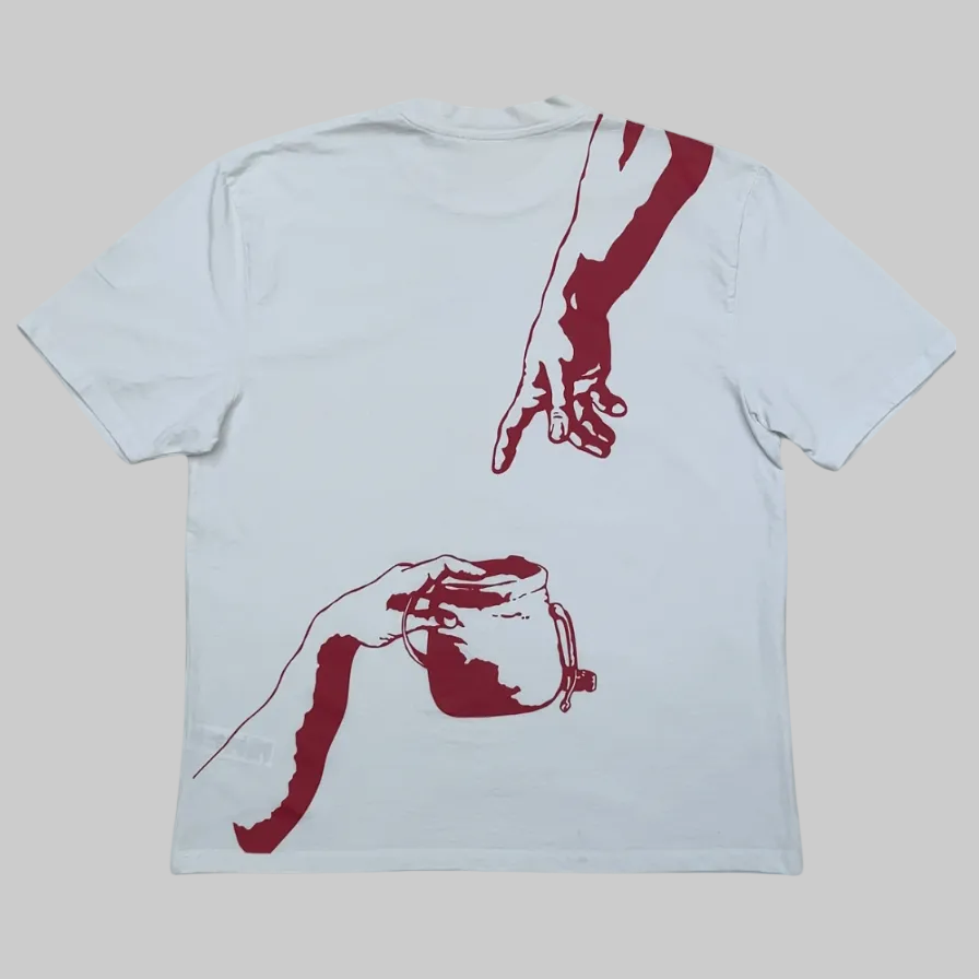 'Pass the chalk' T-shirt (White)
